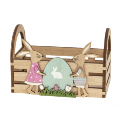 Wooden basket for Easter...