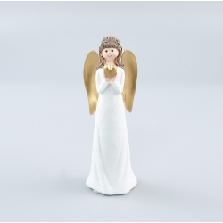 Angel and golden heart