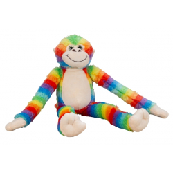 A stuffed monkey