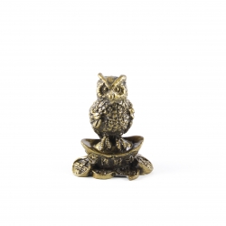 Owl with Ingot and Coins