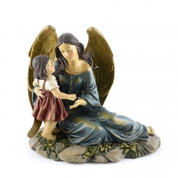 Angel Sitting with a Girl