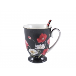 Decorative Cup with Teaspoon
