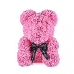 Valentine bear with bow (M)