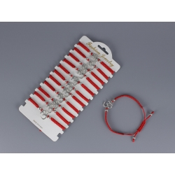 Red Bracelets "Om" (12 pcs)