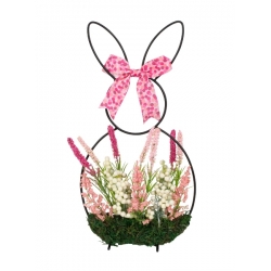 Easter bunny with floral...