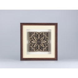 Wooden Mandala in a Frame