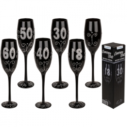 Jubilee champagne glass „18“
