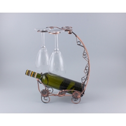 Stand for wine and glasses