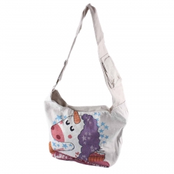 Shoulder textile bag with...