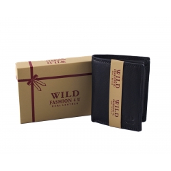 Leather wallet "WILD...
