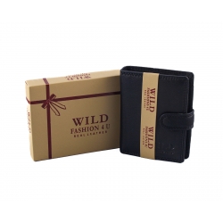 Leather wallet "WILD...
