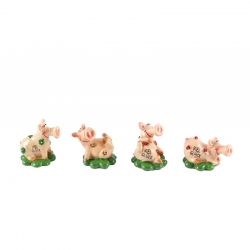 Pigs for luck - 4 motifs...