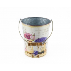 Metal flowerpot "Carte...