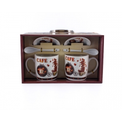 "Café" gift set for two...