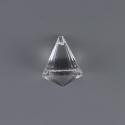 Hanging crystal pyramid