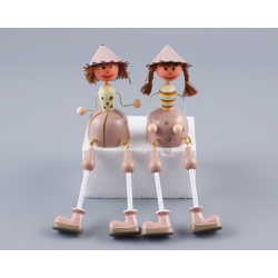 Wooden Figurines (2 pcs)