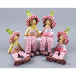 Gardeners with roses (4 pcs)