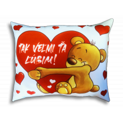 Decorative pillow "I LOVE...